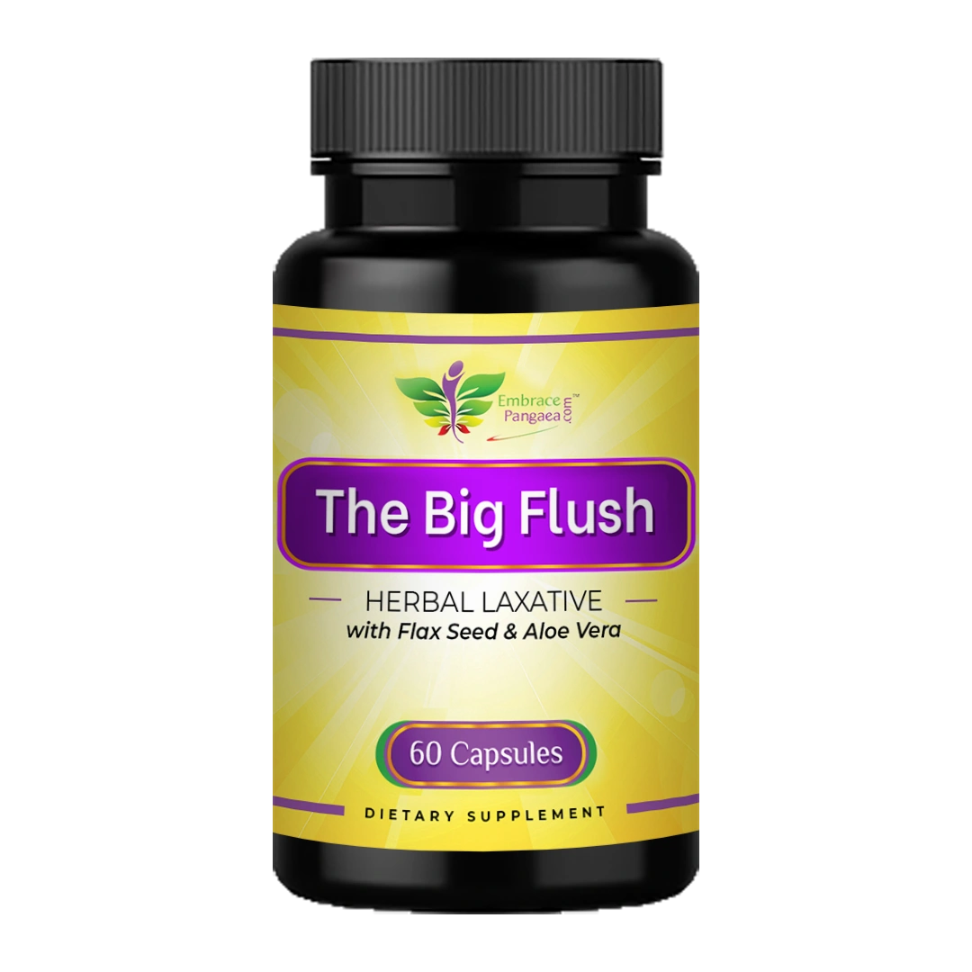 The Big Flush™ Herbal Laxative w/ Flaxseed & Aloe Vera